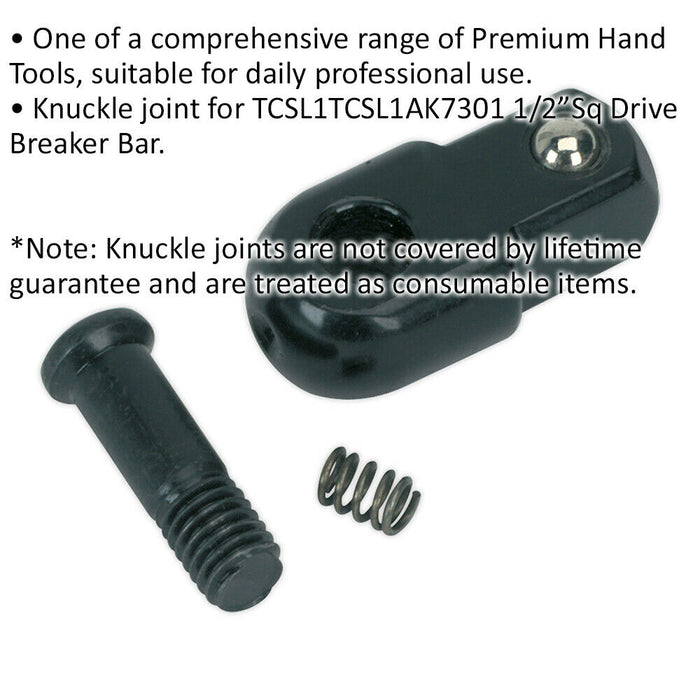 Replacement 1/2" Sq Drive Knuckle Joint for ys01781 Breaker Bar Loops