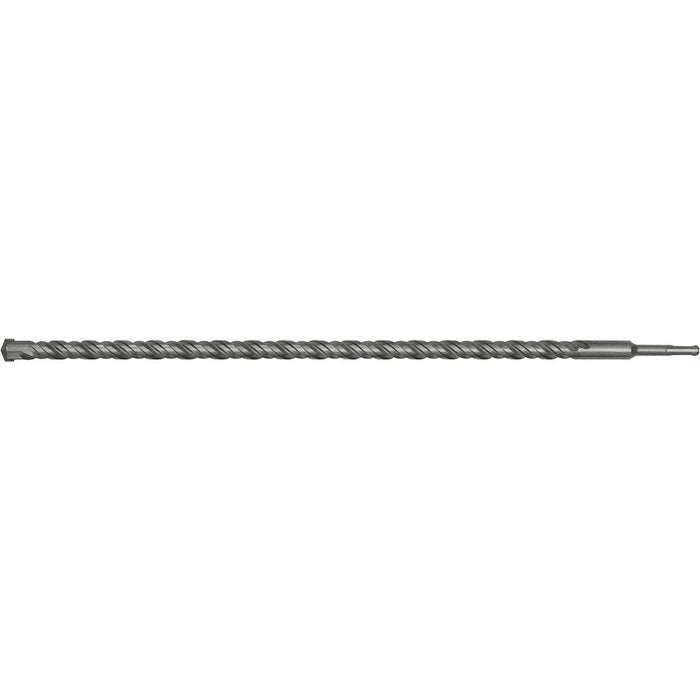 22 x 600mm SDS Plus Drill Bit - Fully Hardened & Ground - Smooth Drilling Loops