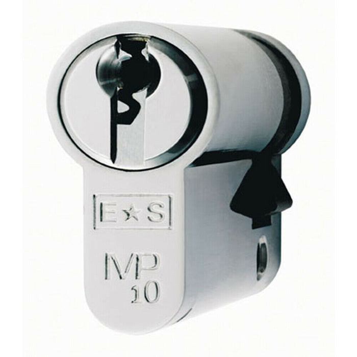 42mm Euro Single Cylinder Lock Master Key 10 Pin Satin Chrome Door Lock Loops