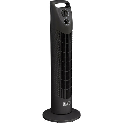 30 Inch Oscillating Tower Fan - 3 Speed Settings - Auto Shut Off Timer - 40W Loops