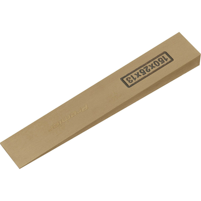 Non Sparking Lifting Wedge - 150 x 25 x 13mm - Precision Cast - Beryllium Copper Loops