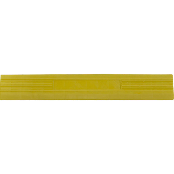 6 PACK Heavy Duty Floor Tile Edge - PP Plastic - 400 x 60mm - Male - Yellow Loops