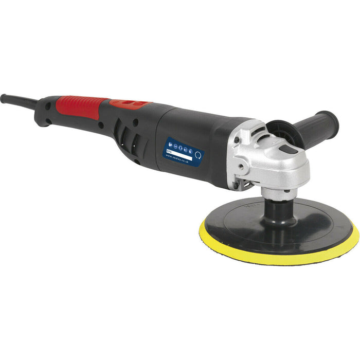 180mm Lightweight Digital Polisher - 1000 to 3000 rpm Variable Speed - 1100W Loops