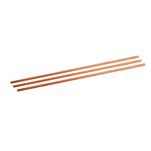 QTY 50 4 Ft Heavy Duty Wooden Broom Brush Handles 15/169 Inch Diameter Shaft Loops