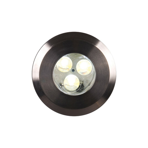 Outdoor IP65 3 Bulb Spot Lights Stainless Steel LED 1W Bulb Outside External Loops