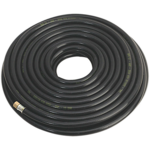 Heavy Duty Air Hose with 1/4 Inch BSP Unions - 20 Metre Length - 8mm Bore Loops