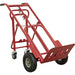 250kg Heavy Duty 3 in 1 Sack Truck & Pneumatic Tyres - 45° Support Trolley Legs Loops