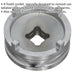 50mm Motorcycle Swingarm Locknut Castellated Bit - 4 Pin / Tooth - 1/2" Drive Loops