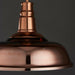 Hanging Ceiling Pendant Light COPPER MIRROR Shade Industrial Lamp Bulb Holder Loops