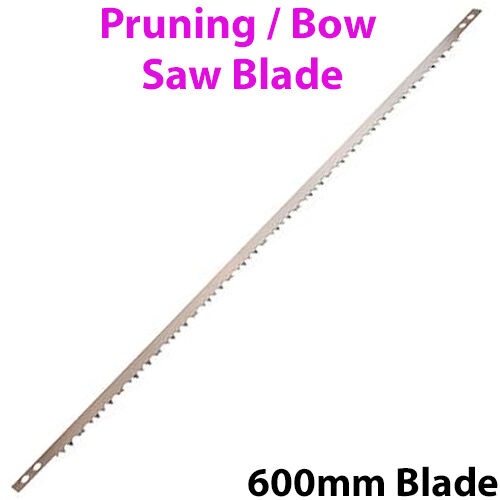 HCS 600mm Pruning Bow Saw Blade Raker Tooth Set Gardening Branch Tree Bush Log Loops