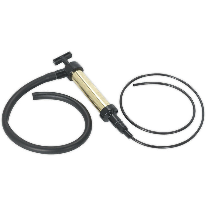 Brass Fluid Transfer Pump - Neoprene End Caps - Intake & Discharge Hose Loops