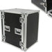 19" 16U Equipment Patch Panel Flight Case Transit Storage Handle DJ PA Mixer Box Loops