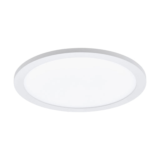 Flush Ceiling Light Colour White Shade White Plastic Bulb LED 14W Included Loops