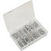 130 Pc Grease Nipple Assortment - Straight & 45 Degree - Metric BSP & UNF Loops