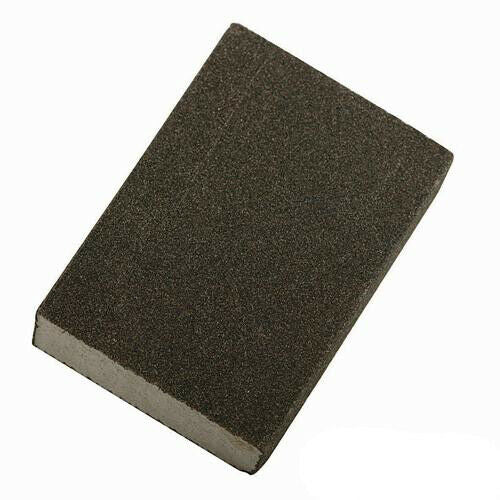 70mm x 100mm x 25mm Foam Sanding Block Medium & Course Loops