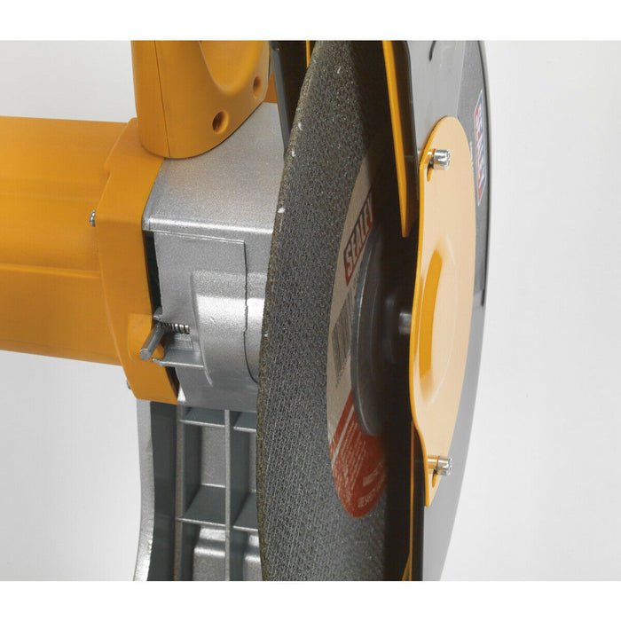 Portable Cut-Off Saw - 355mm Abrasive Disc - 2480W Motor - 3800 RPM - 110V Loops