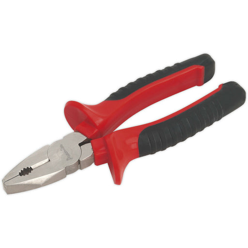 175mm Combination Pliers - Drop Forged Steel - 18mm Jaw Capacity - Comfort Grip Loops