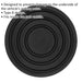 Safety Rubber Jack Pad - Type B Design - 91.5mm Circle - Fits Over Jack Saddle Loops