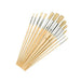 12 Piece 1mm 12mm Round Tip Paint Brush Set Finishing Painting Priming Loops