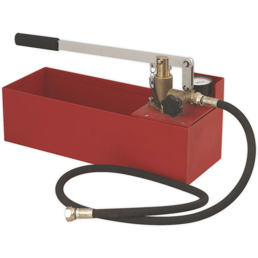 Heating System Pressure Tester - 10L Capacity - Pressure Gauge - Water Filter Loops