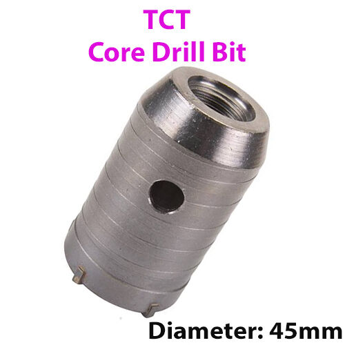 PRO 45mm (1.77") TCT Core Drill Bit Tile Marble Glass Brick Hole Saw Cutter Loops