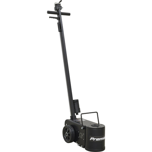 Air Operated Trolley Jack - 30 Tonne Capacity - Single Stage - 463mm Max Height Loops