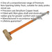 11lb Sledge Hammer - Non-Sparking - Fibre Glass Shaft - Shock Absorbing Grip Loops