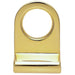 Cylinder Latch Pull Night Latch Door Handle 72 x 48mm Polished Brass Loops