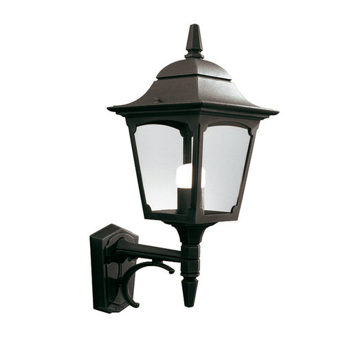 Outdoor IP44 Wall Light Sconce Black LED E27 100W Bulb External d00305 Loops