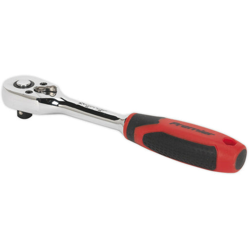 Pear-Head Ratchet Wrench - 1/4" Sq Drive - Flip Reverse - 48-Tooth Ratchet Loops