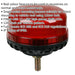 12V / 24V Fixed LED Rotating RED Beacon Light - 12mm Threaded Fixing Bolt Loops