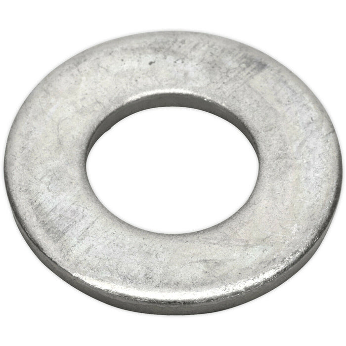 100 PACK Form C Flat Washer - M12 x 28mm - BS 4320 - Metric - Metal Spacer Loops