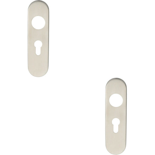 Wardrobe Door Knobs, With 50mm Diameter Base Plate - Lock and Handle