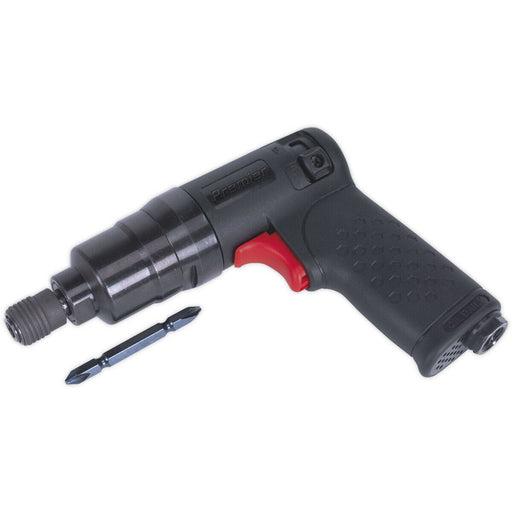 Pistol Grip Reversible Mini Air Screwdriver - 1/4" BSP - High Torque Production Loops