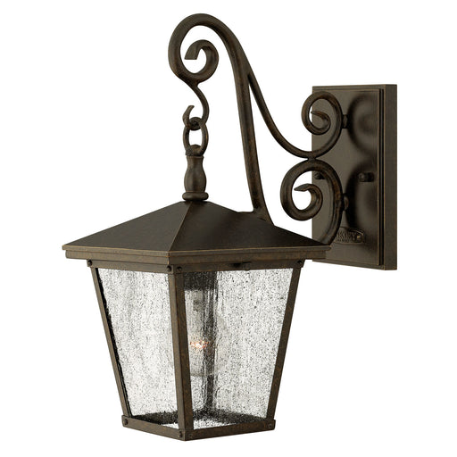 Outdoor IP44 Wall Light Regency Bronze LED E27 100W Loops