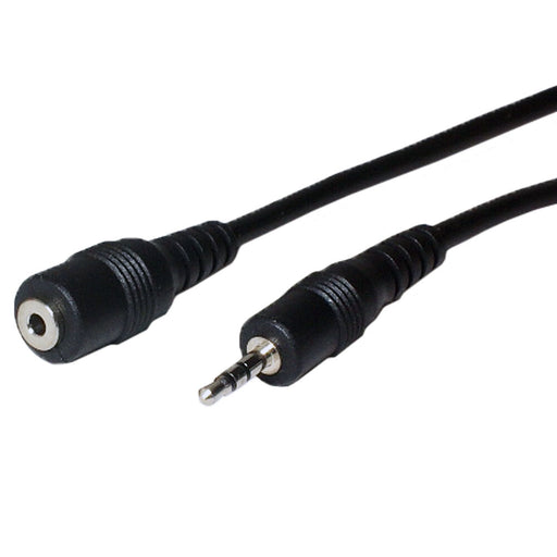 2m 2.5mm Mini Jack Male to Female Stereo Extension Cable Lead Xbox 360 Headset Loops