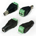 5.5mm x 2.1mm DC Connectors *1x Plug & Socket* CCTV Screw Terminal Power Jacks Loops