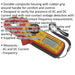 Mini AC DC Clamp Meter - Measures AC/DC Current and Frequency - LCD Display Loops