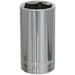 30mm Chrome Plated Deep Drive Socket - 1/2" Square Drive High Grade Carbon Steel Loops