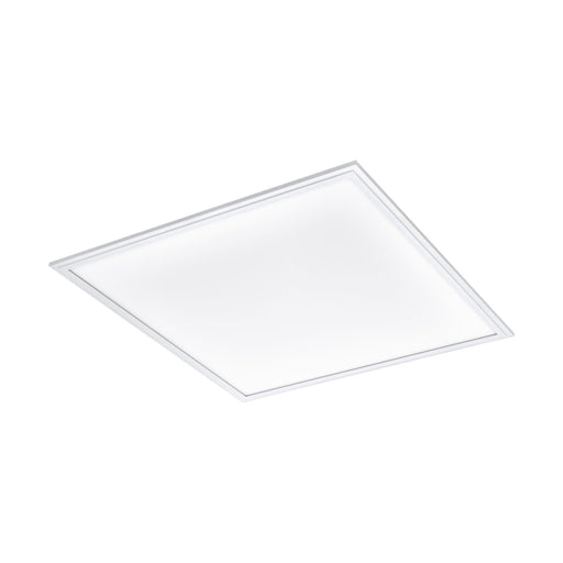 Flush Ceiling Panel Light 6205mm White Sqaure Tile 40W Built in LED 4000K Loops