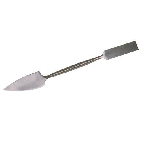 230mm Double Ended Plasterers Trowel & Square Tool Forged Steel Plaster Work Loops