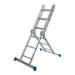 3.6m Multipurpose Lightweight Ladder & Platform 12 Rung Step / Stair / Extension Loops