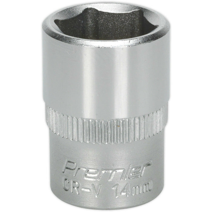 14mm Forged Steel Drive Socket - 3/8" Square Drive - Chrome Vanadium Socket Loops