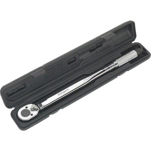 Ratchet Torque Wrench - 1/2" Sq Drive - Twist Reverse - Hardened & Tempered Loops