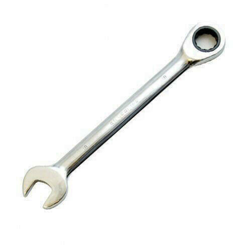 16mm Fixed Head Ratchet Combination Spanner Metric Gear Loops