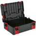 445 x 310 x 150mm Stackable Tool Box - Portable RED ABS Storage Case / Chest Loops