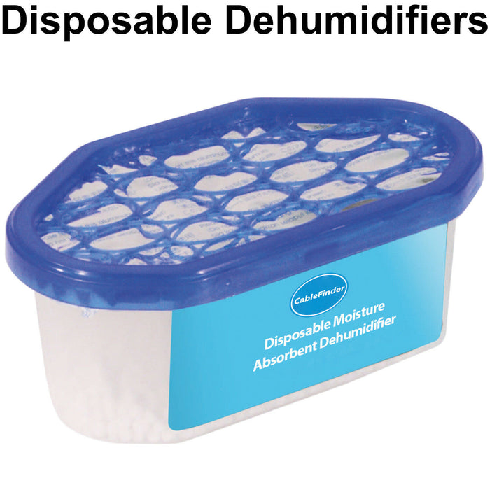 0.3L Disposable Moisture Absorber Dehumidifier Interior Home Room Damp Preventer Loops