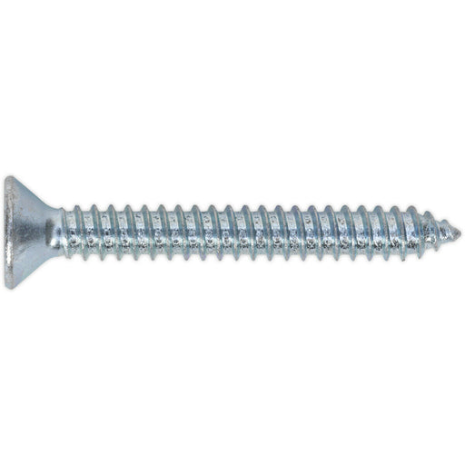 100 PACK 6.3 x 51mm Self Tapping Countersunk Screw - Pozi Head - Fixings Screw Loops