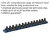 1/4" Square Drive Bit Holder - 14x Socket MAX - Retaining Rail Bar Storage Strip Loops