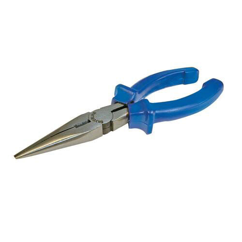 160mm Long Nose Pliers Serrated Jaws Slip Guard Protection Electrician Loops